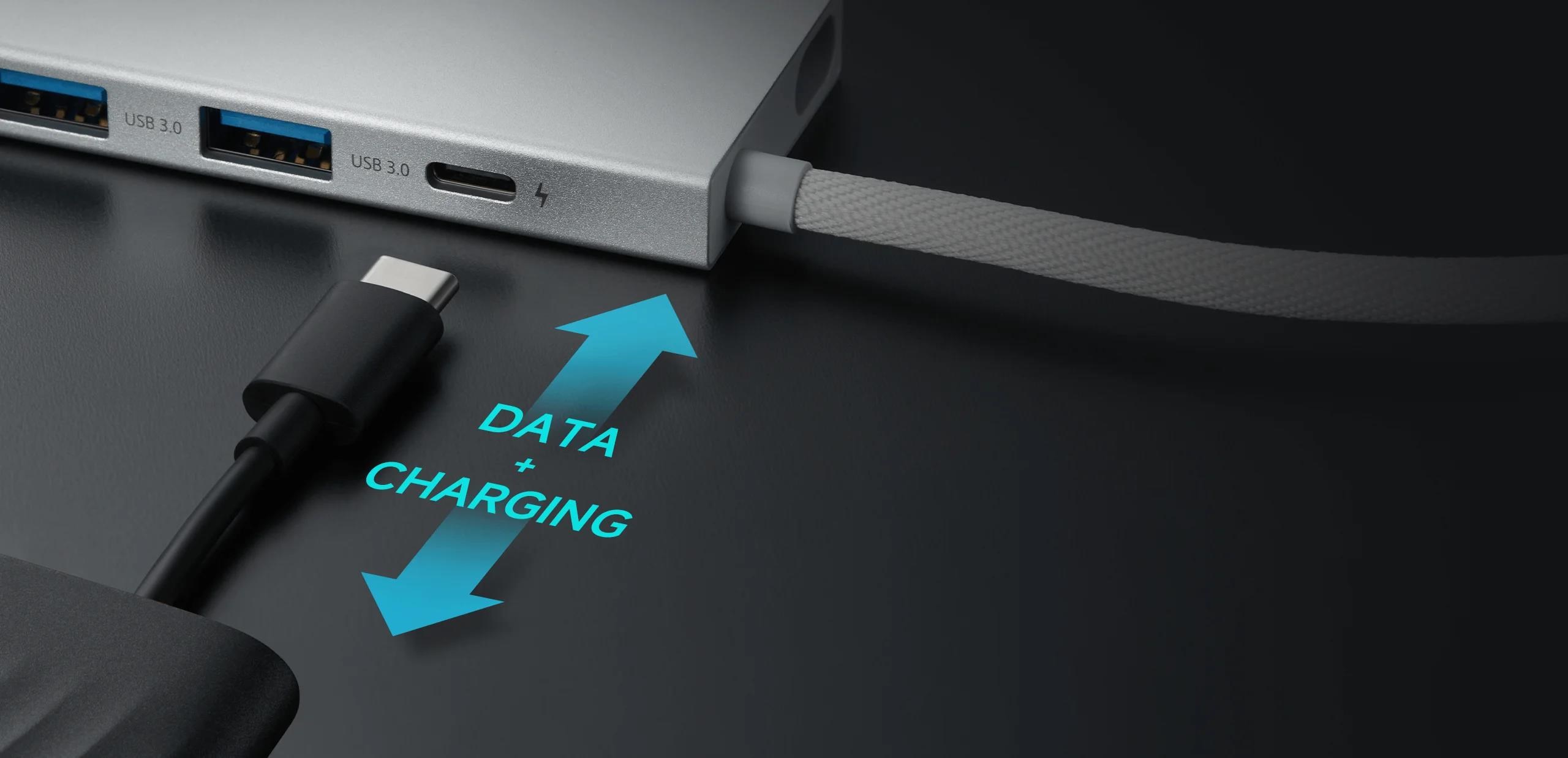 Obr. Všestranný port USB-C podporuje přenos dat i nabíjení 1795680d