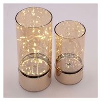 Solight sada dvou vánočních LED světélek, 15/20cm, 30x LED, AA baterie