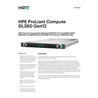 HPE PL DL360g12 6507P (3.5/8C) 2x32G (P69727) 2x480G MR408i-o 8SFF 2x1000W 2p10G-T NBD333 Smart Choice