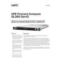 HPE PL DL360g12 6505P (2.2G/12C) 2x32G (P69727) 2x2.4TB MR408i-o 8SFF 2x1000W 2p10GbE NBD333 Smart Choice