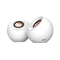 BAZAR - Creative repro Pebble Pro - mobilní reproduktor - bílý - Rozbaleno (Komplet)