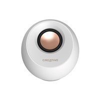 BAZAR - Creative repro Pebble Pro - mobilní reproduktor - bílý - Rozbaleno (Komplet)