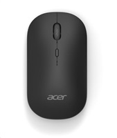 ACER bezdrátová myš Wireless Mouse AMR130,dual mode 2.4GHz + BT 5.2,4 tlačítka,1600dpi,125Hz,30 IPS,Černá