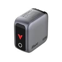 VERBATIM Mini GaN Nabíječka s displejem 65W, 2xUSB-C, 1xUSB-A, šedá