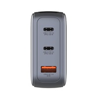 VERBATIM Mini GaN Nabíječka s displejem 100W, 2xUSB-C, 1xUSB-A, šedá