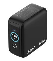 VERBATIM Mini GaN Nabíječka s displejem 140W, 3xUSB-C, 1xUSB-A, černá