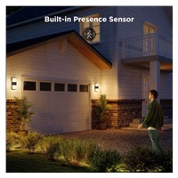 BAZAR - Govee RGBICWW Smart venkovní nástěnné světlo 1500lm Matter - Poškozený obal (Komplet)