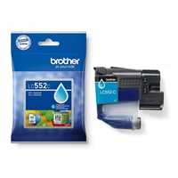 BROTHER INK LC-552C - cyan- cca 550stran, pro MFC-J3660 MFC-J3960