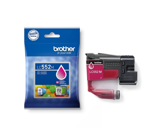 BROTHER INK LC-552M - magenta - cca 550stran, pro MFC-J3660 MFC-J3960