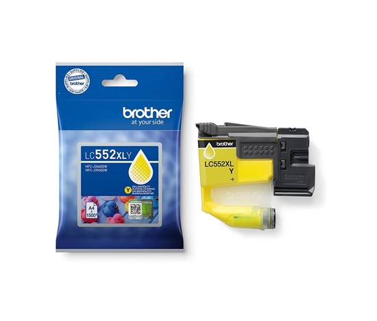 BROTHER INK LC-552XLY - yellow - cca 1500stran, pro MFC-J3660 MFC-J3960