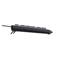 TRUST klávesnice Primo, Membránová, USB-C, Podsvícená, černá CZ/SK