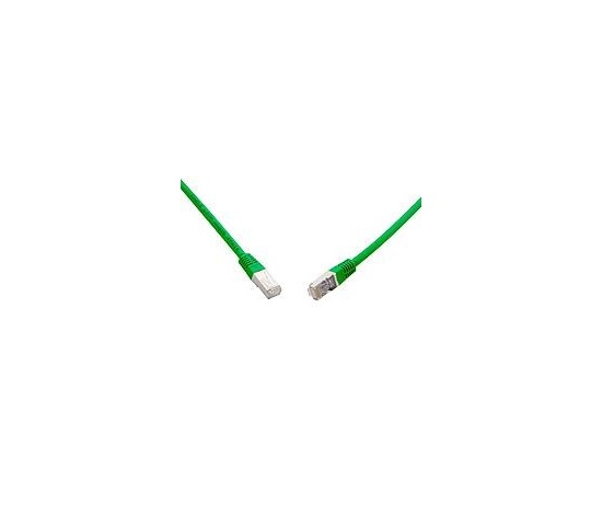 Solarix 10G patch kabel CAT6A SFTP LSOH 5m zelený non-snag-proof C6A-315GR-5MB