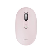 TRUST Myš Seron Hyperscroll Slim, Bezdrátová, růžová