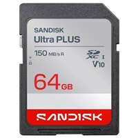 Sandisk Ultra PLUS SDXC karta 64GB UHS-I, V10, U1, C10, (150MB/s)