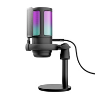 TRUST mikrofon GXT238 Auron, USB-C, RGB, černá