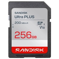 Sandisk Ultra PLUS SDXC karta 256GB UHS-I, V10, U1, C10, (200MB/s)