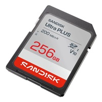 Sandisk Ultra PLUS SDXC karta 256GB UHS-I, V10, U1, C10, (200MB/s)
