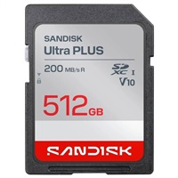 Sandisk Ultra PLUS SDXC karta 512GB UHS-I, V10, U1, C10, (200MB/s)