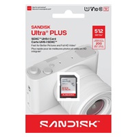 Sandisk Ultra PLUS SDXC karta 512GB UHS-I, V10, U1, C10, (200MB/s)