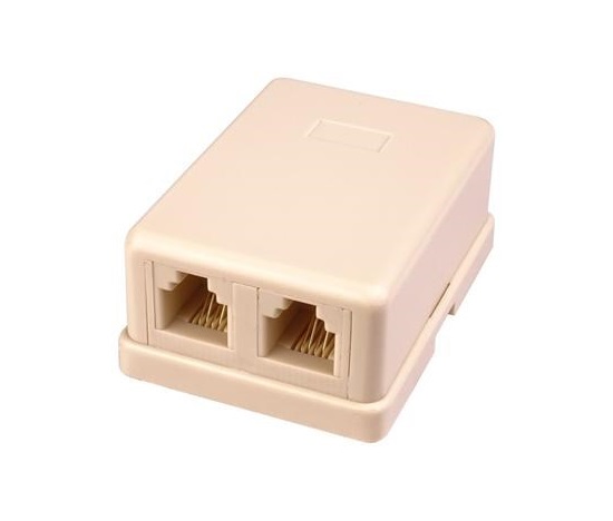 PremiumCord Kábel telefónneho slúchadla, krútený, 4 žily, 2 m - čierny