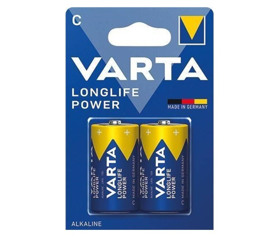 BAZAR - Varta LR14/2BP Longlife POWER (HIGH ENERGY) (Blistr 2ks) - Poškozený obal (Komplet)