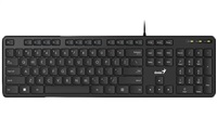 GENIUS klávesnice Slimstar M200/ Drátová/ USB/ černá/ CZ+SK layout