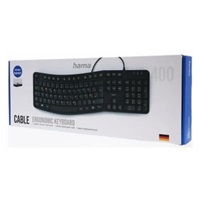 Hama ergonomická klávesnica EKC-400, odnímateľná podložka pod zápästie
