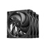 DEEPCOOL Ventilátor FD12 V2 3v1, 3x120mm, černá