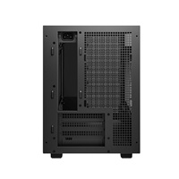 DEEPCOOL Case CH260 WOOD, mATX, Průhledná bočnice, černo-dřevěná