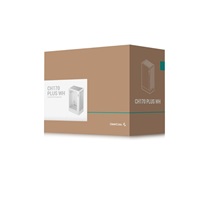 DEEPCOOL Case CH170 PLUS WH, ATX, Průhledná bočnice, bílá