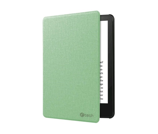 C-TECH PROTECT pouzdro pro Amazon Kindle TOUCH 2024, WAKE/SLEEP funkce, hardcover, matcha