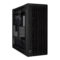 BAZAR - ASUS case PROART PA602 WOOD TG PWM BLACK, Mid Tower, průhledná bočnice, černá - Poškozený obal (Komplet)