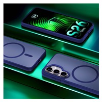 3mk ochranný kryt Smoke MagCase Blue pro Samsung Galaxy S26+