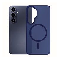 3mk ochranný kryt Smoke MagCase Blue pro Samsung Galaxy S26