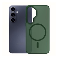 3mk ochranný kryt Smoke MagCase Green pro Samsung Galaxy S26+