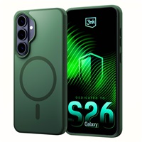 3mk ochranný kryt Smoke MagCase Green pro Samsung Galaxy S26
