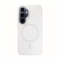 3mk ochranný kryt Smoke MagCase White pro Samsung Galaxy S26