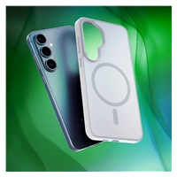 3mk ochranný kryt Smoke MagCase White pro Samsung Galaxy S26
