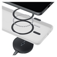 3mk ochranný kryt Smoke MagCase White pro Samsung Galaxy S26