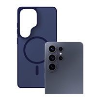 3mk ochranný kryt Smoke MagCase Blue pro Samsung Galaxy S26 Ultra