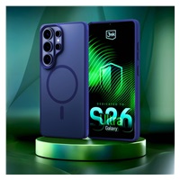 3mk ochranný kryt Smoke MagCase Blue pro Samsung Galaxy S26 Ultra