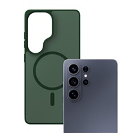 3mk ochranný kryt Smoke MagCase Green pro Samsung Galaxy S26 Ultra