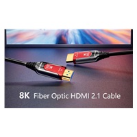 PREMIUMCORD Ultra High Speed HDMI 2.1 optický fiber kabel 8K@60Hz, zlacené 7m