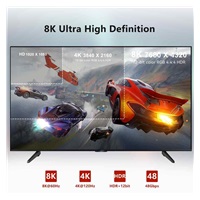 PREMIUMCORD Ultra High Speed HDMI 2.1 optický fiber kabel 8K@60Hz, zlacené 7m