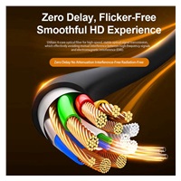 PREMIUMCORD Ultra High Speed HDMI 2.1 optický fiber kabel 8K@60Hz, zlacené 7m