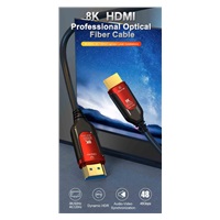 PREMIUMCORD Ultra High Speed HDMI 2.1 optický fiber kabel 8K@60Hz, zlacené 20m