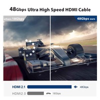 PREMIUMCORD Ultra High Speed HDMI 2.1 optický fiber kabel 8K@60Hz, zlacené 20m