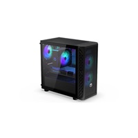 ENDORFY Case Signum M30 ARGB, Průhledná bočnice, mATX, 3x120mm, černá