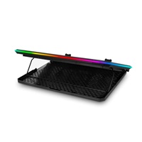EVOLVEO Ania 9RGB, chladící podložka pod notebook, 6x ventilátor, RGB podsvícení ventilátorů a obvodu