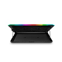 EVOLVEO Ania 9RGB, chladící podložka pod notebook, 6x ventilátor, RGB podsvícení ventilátorů a obvodu
